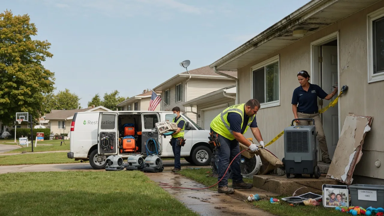 Water Damage Restoration in Wauseon, OH near me